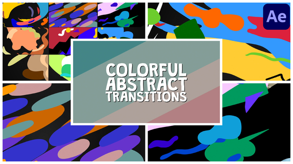 Colorful Abstract Transitions | After Effects