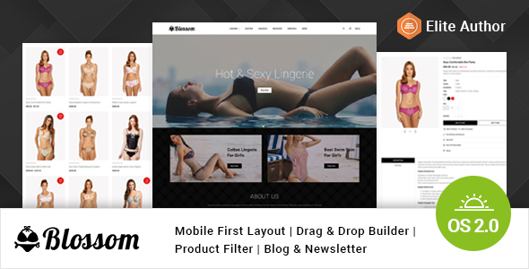 Blossom – Lingerie & Bikini Store Shopify 2.0 Responsive Theme