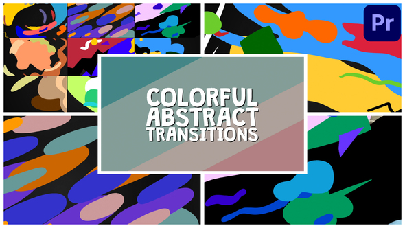 Colorful Abstract Transitions | Premiere Pro
