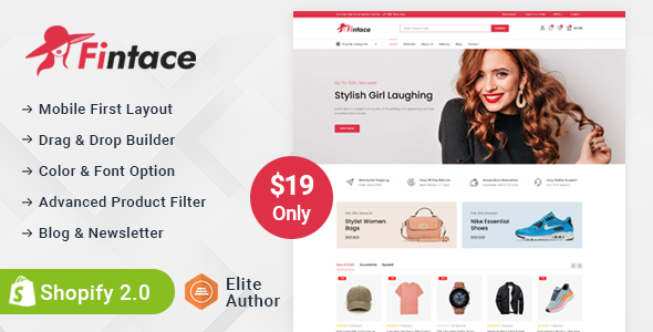 Fintace – Multipurpose Fashion Store Shopify 2.0 Responsive Theme
