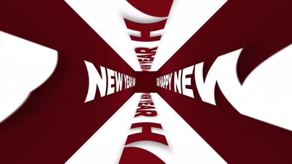 Happy New Year Tunnel 4K Loop alt