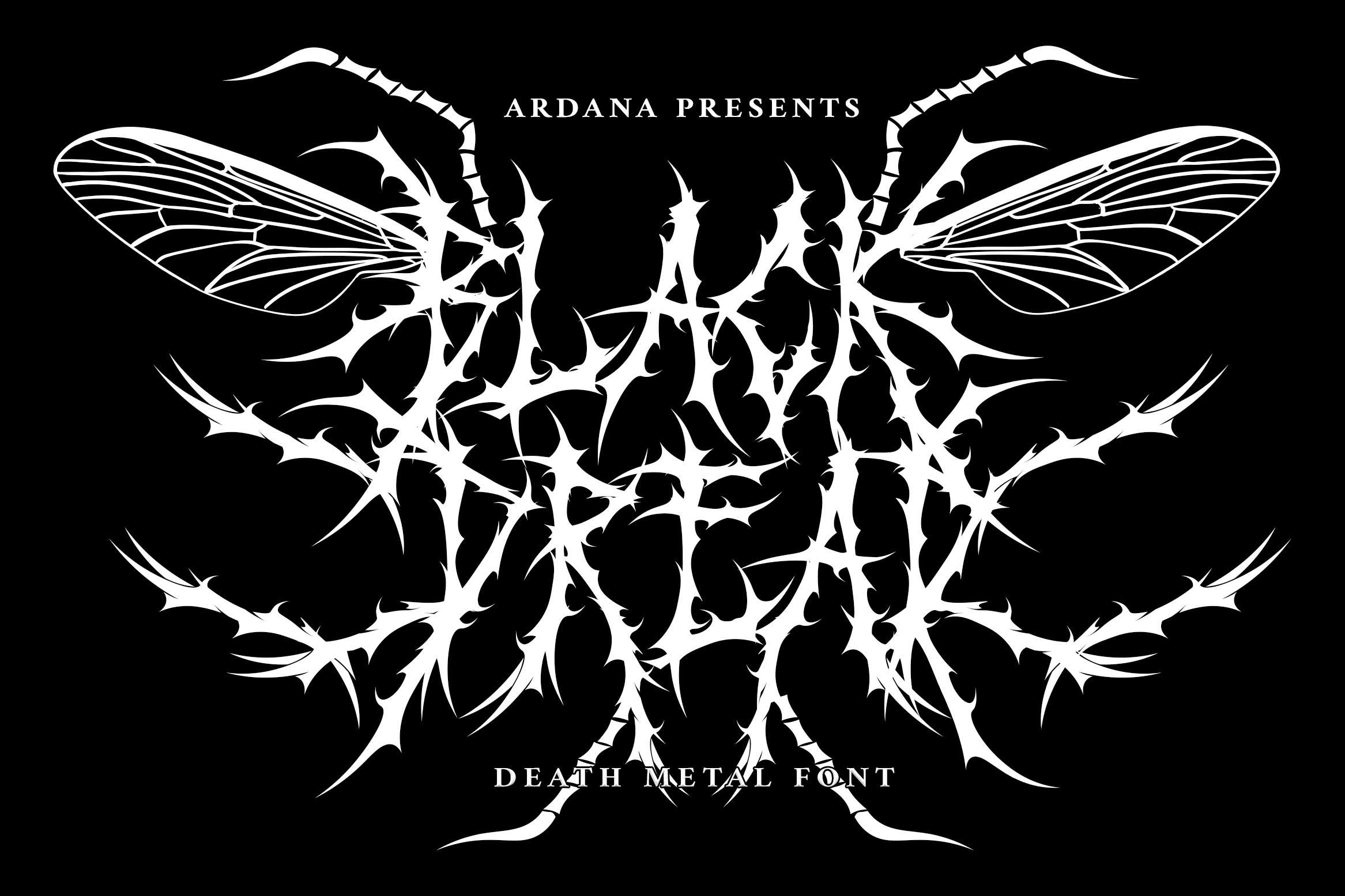 Bold and elegant blackletter font "Survivor" for metal, rock, and horror projects.