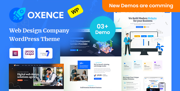 Oxence -  Web Design Agency WordPress Theme