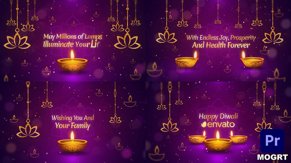 Diwali Greetings Titles MOGRT