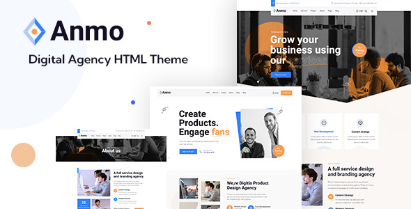 [DOWNLOAD]Anmo - Creative Digital Agency HTML Template
