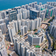 Tai Koo, Hong Kong 19 March 2019: Aerial view of Hong Kong city - PhotoDune Item for Sale