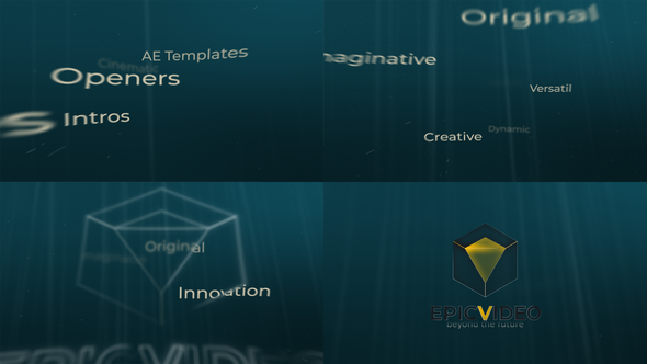 Tag Cloud Opener Titles template preview