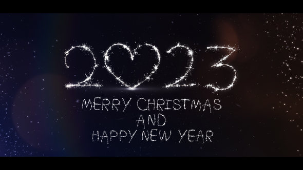 Sparkler Christmas Card 2023 | After Effects