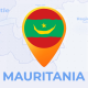 Mauritania Map - Islamic Republic of Mauritania Travel Map - VideoHive Item for Sale