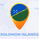 Solomon Islands Map - Solomon Islands Travel Map - VideoHive Item for Sale