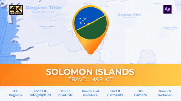 Solomon Islands Map - Solomon Islands Travel Map