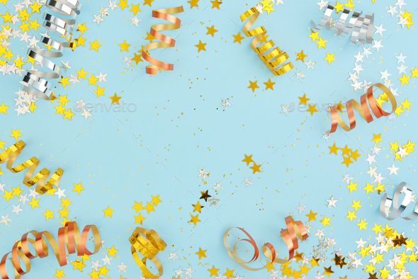 Yellow Orange Glitter Background with Stars Stock Image - Image of