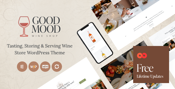 Good Mood – Wine Shop WordPress Theme