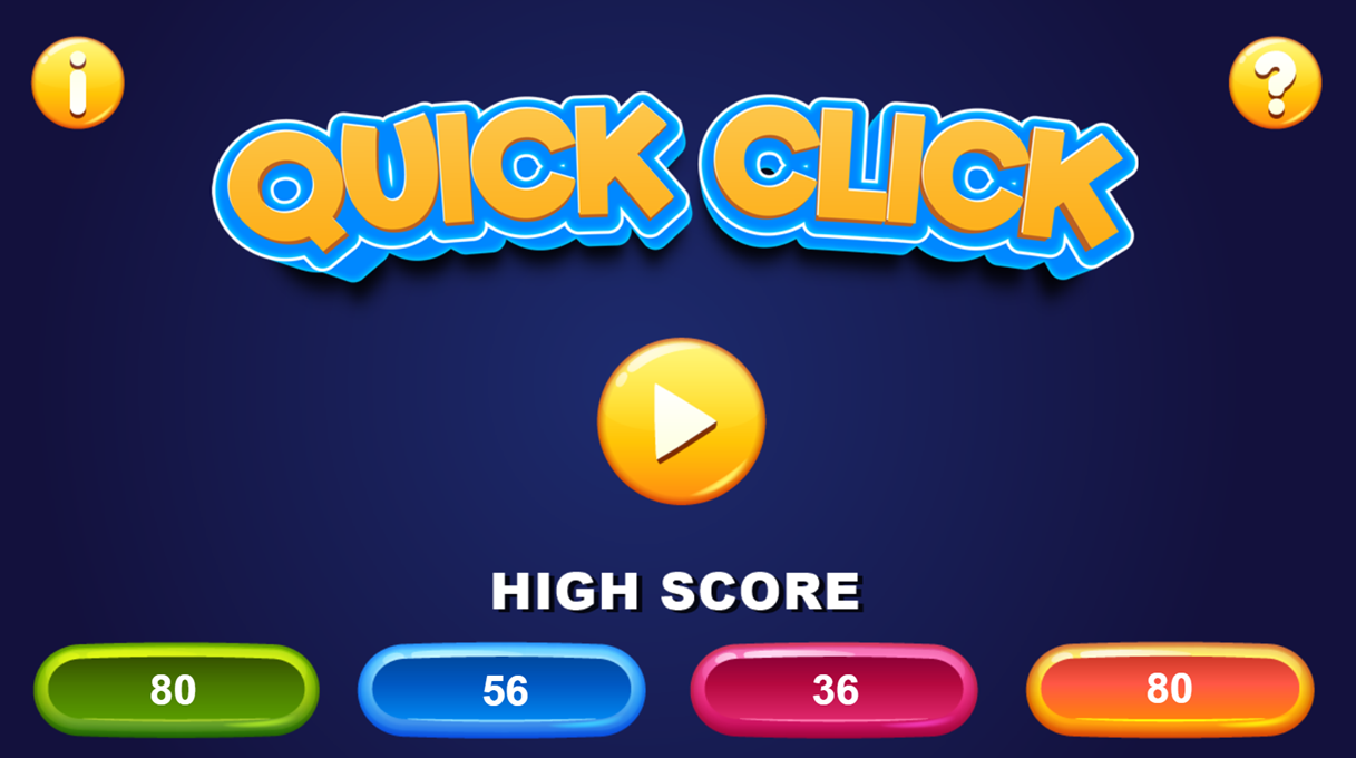 Quick Click - Speed Test Game - HTML5/Mobile - C3P