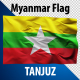 Myanmar Flag 2K - VideoHive Item for Sale