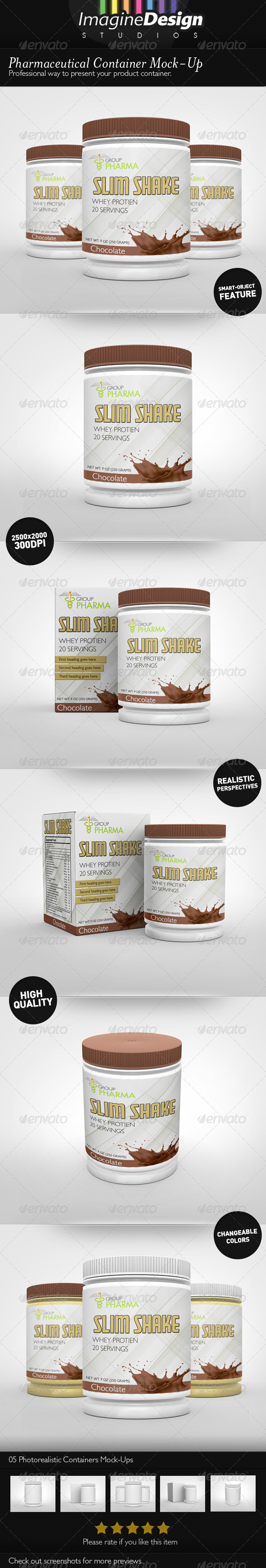 Pharmaceutical Container Mock-Up - Miscellaneous Packaging
