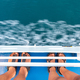 Top view of couple&#39;s feet, standing on top of ferry boat - PhotoDune Item for Sale
