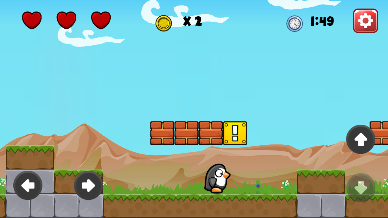 Penguin Adventure - Platformer Game Android Studio Project With Admob 