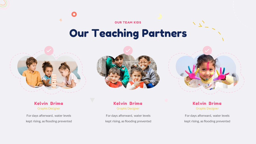 Kids Children Education Google Slides Template, Presentation Templates