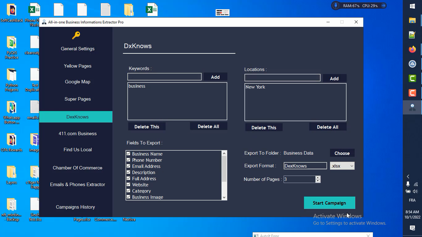 Allinone Business Information Extractor Pro by belkharraf CodeCanyon