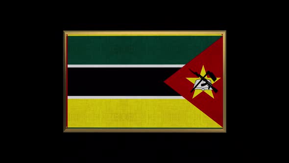Mozambique 3D Flag alt