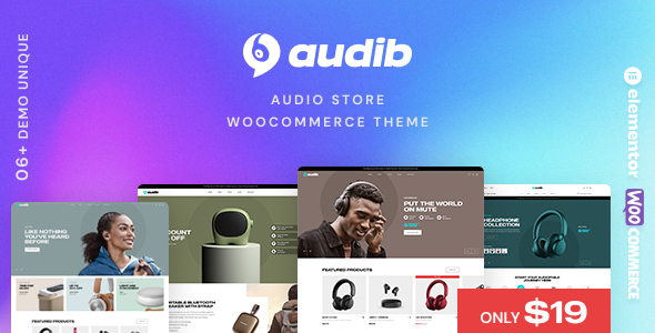 Audib – Audio Store WooCommerce Theme