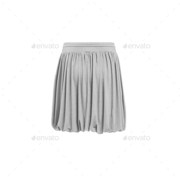 gray skirt - Stock Photo - Images