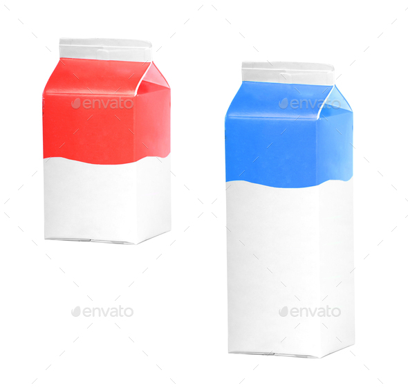 milk or juice carton boxes