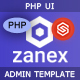 Zanex – PHP Admin & Dashboard Template