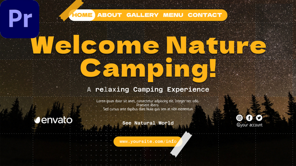Traveling and Camping Slideshow |MOGRT|