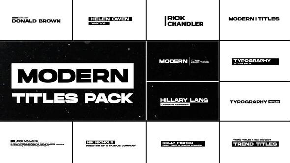 Modern Lower Thirds | Premiere Pro