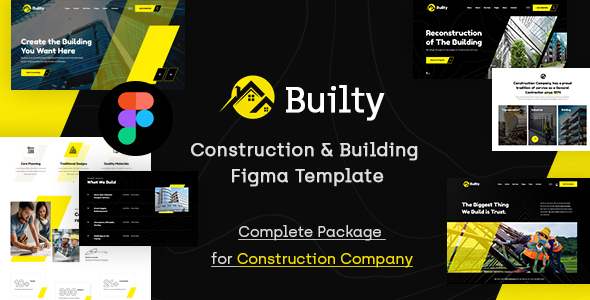 Builty – Industrial and Building Construction Figma Template