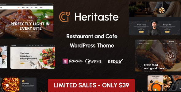 Heritaste – Restaurant WordPress Theme
