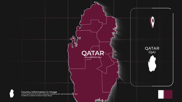 Qatar Map Promo