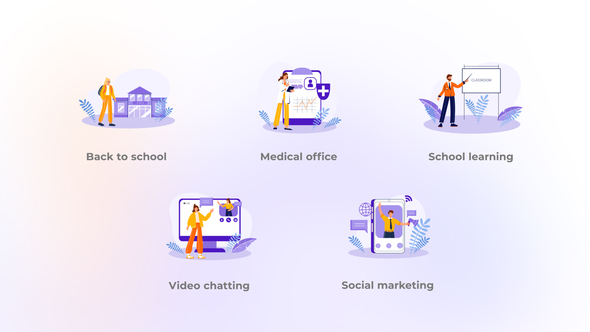 School learning - Flat concepts