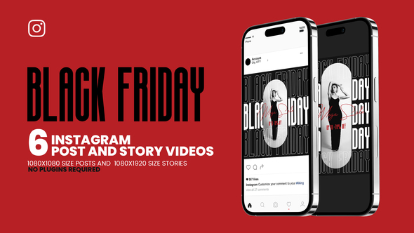 Black Friday Intagram Story And Post Animate