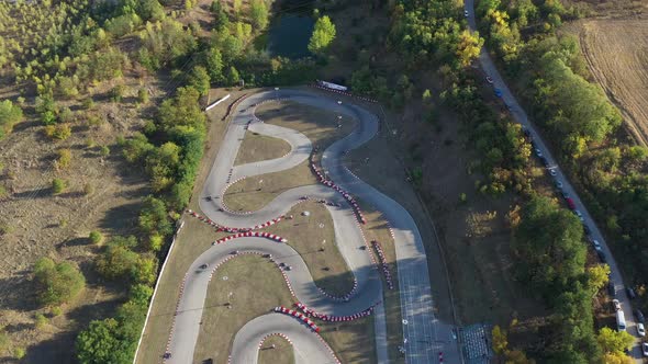 Karting Competition On The Track In Haskovo In Bulgaria  alt