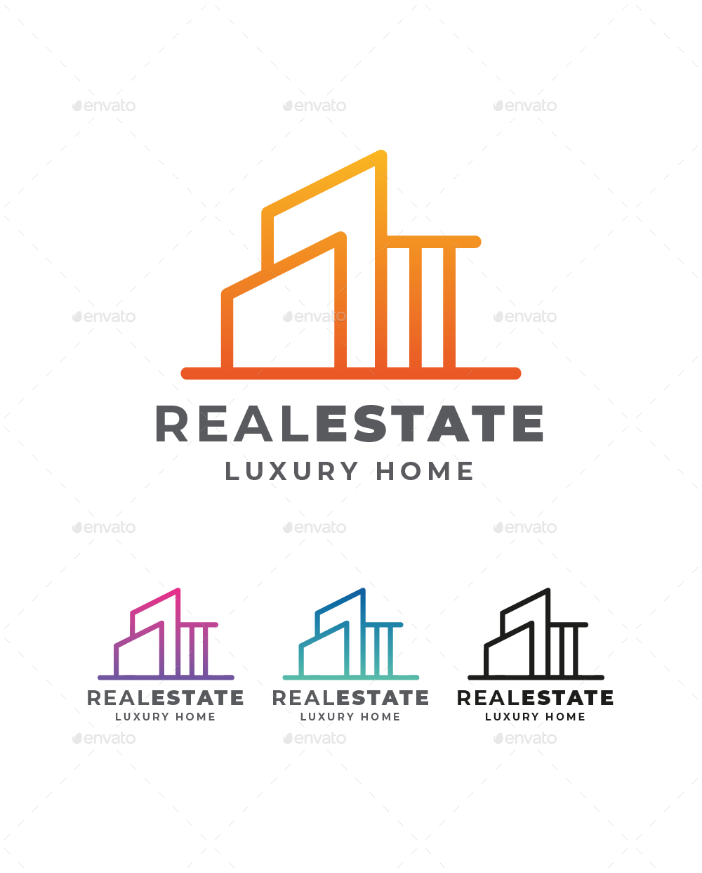 Luxury Real Estate Logo by _kent | GraphicRiver