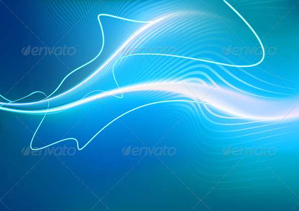 Blue Futuristic Background - Backgrounds Decorative