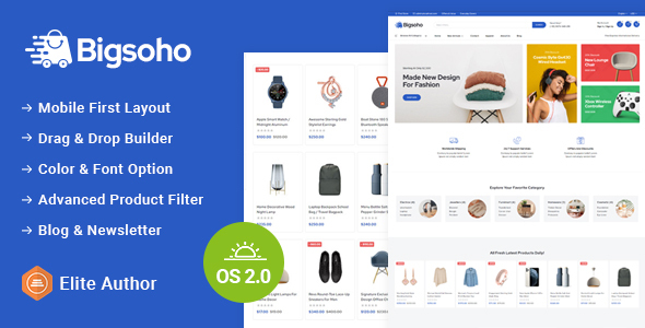 Bigsoho – Multipurpose Sectioned Shopify 2.0 Responsive Theme