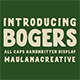 Bogers Sans Serif Display Font
