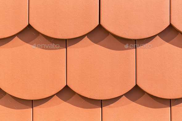 Clay Shingles Texture - Stock Photo - Images