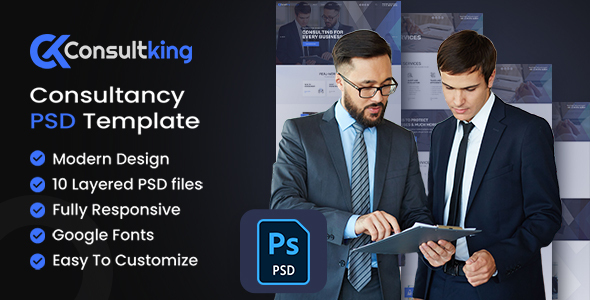 Consultking | Business PSD Template