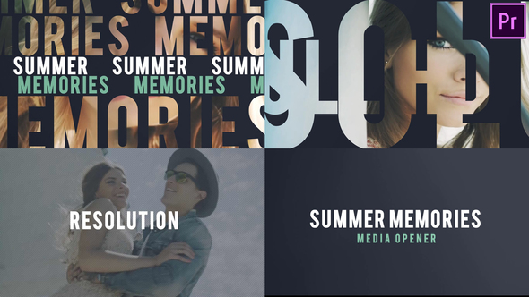 Summer Memories Media Opener Premiere Pro
