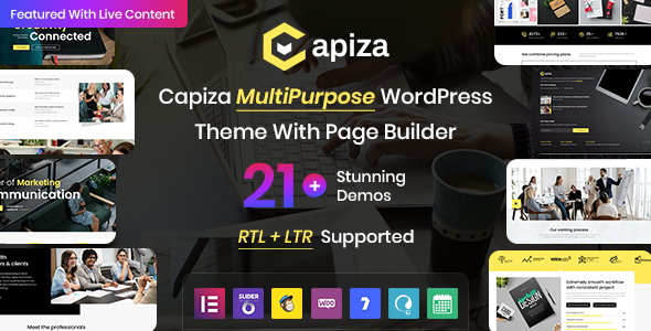 Capiza – Business & Agency WordPress Theme