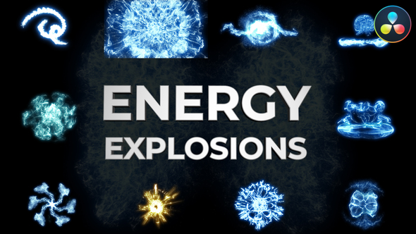 Energy Explosions Pack for DaVinci Resolve