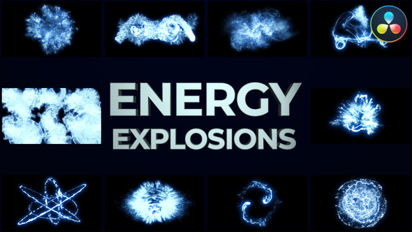 Energy Explosions And Transitions for DaVinci Resolve