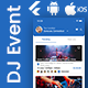 Events App DJ App Android iOS Template Flutter Ticket Booking App DJETicket