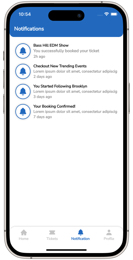 Events App | DJ App | Android + iOS Template | Flutter | Ticket Booking ...