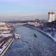 Russian Academy of Science and Frozen Moscow River - VideoHive Item for Sale